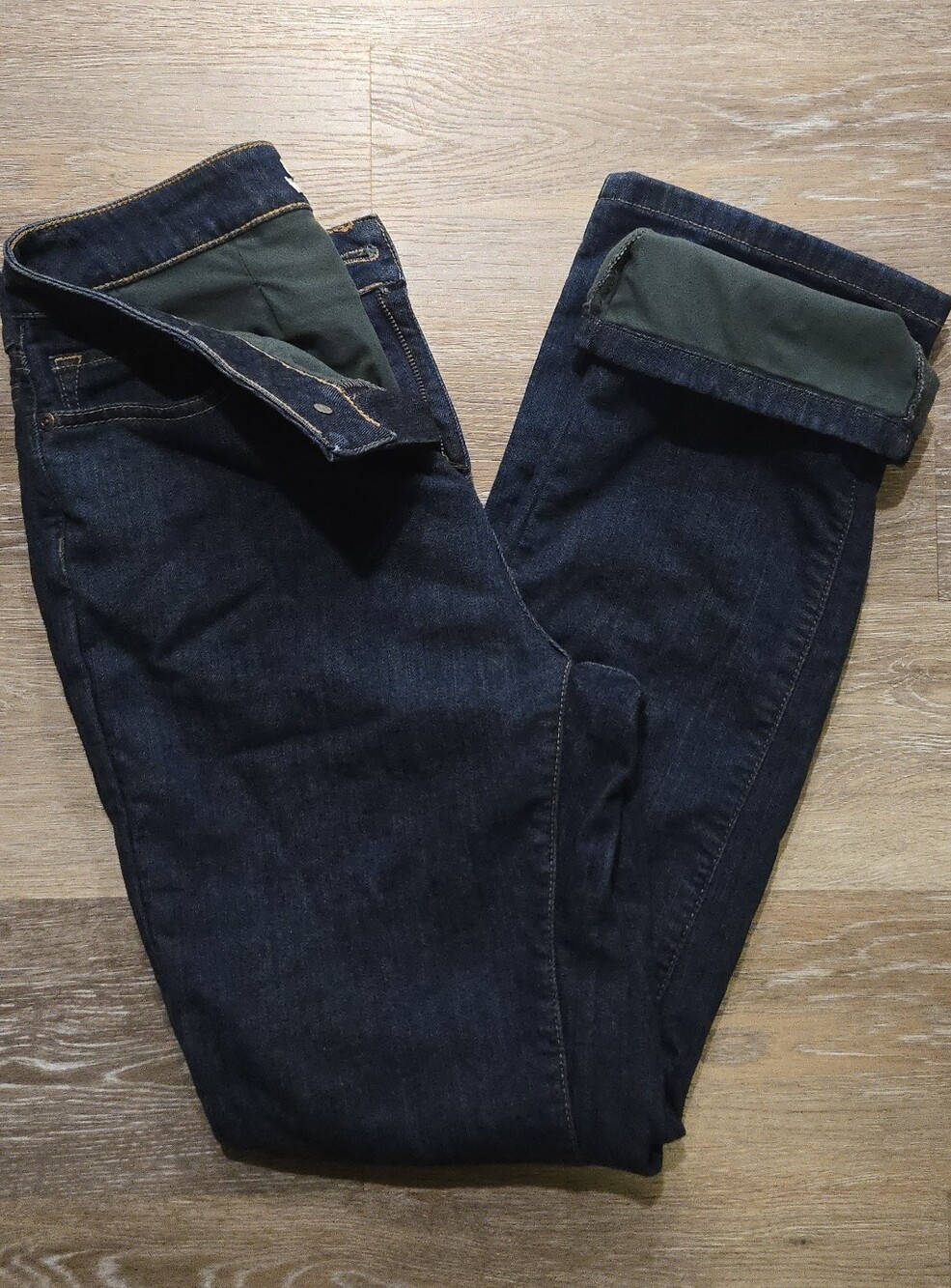 L.L.Bean Women's Size 6 Classic Fit Fleece-Lined Denim Jeans - EUC!